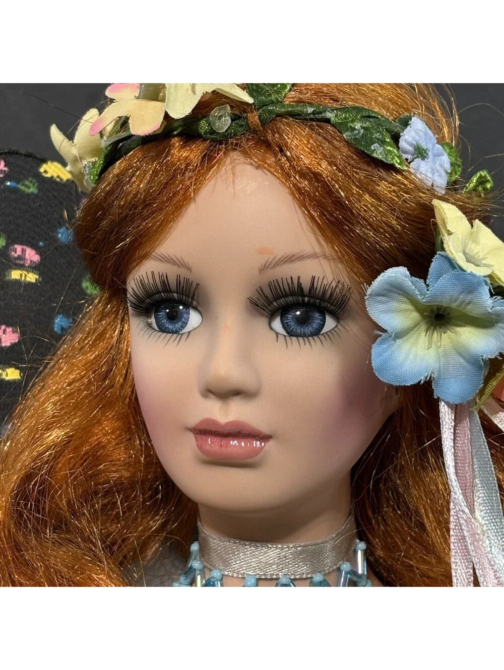 The Heritage Signature Butterfly Porcelain Doll 17